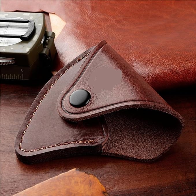 Hatchet Sheath PU Leather Holder Handmade Portable Waist Head Cover Axe Head Cover for Camping Outdoor Tool for Outdoor Camping Blade Protection