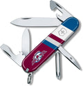 Victorinox Tinker Swiss Army Knife – Compact 12 Function Swiss Made Pocket Knife with Large Blade Small Blade and Bottle Opener – Colorado Avalanche