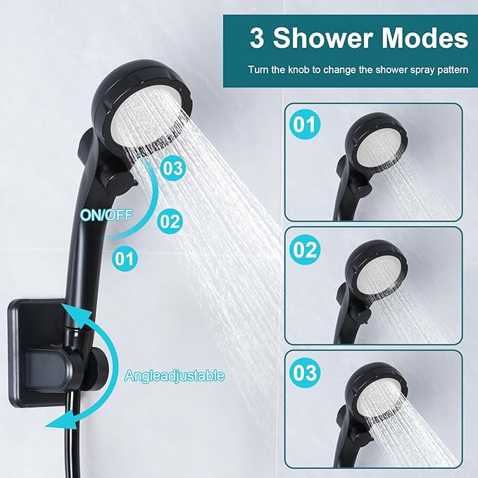 Portable Shower for Camping with 20L / 5.28 Gallons Foldable Bucket 7800mAh Rechargeable Shower Pump Outdoor Shower Kit with Digital Display for Hiking Travel Car Pet