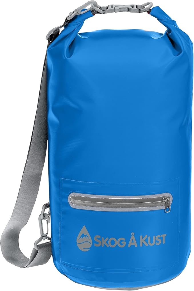 Skog Å Kust DrySak - Roll Top Waterproof Bag for Travel &amp Outdoors - 5 10 &amp 20 Liter sizes