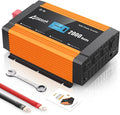 Ampeak 2000W Power Inverter 6.2A Dual USB Ports 3AC Outlets Stable Voltage Output Inverter DC 12V to AC 120V 17 Protections for Truck Hurricane Rv