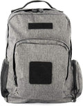 LA Police Gear LAPG Commuter Backpack Hydration Compatible Small Backpack - Heather Grey