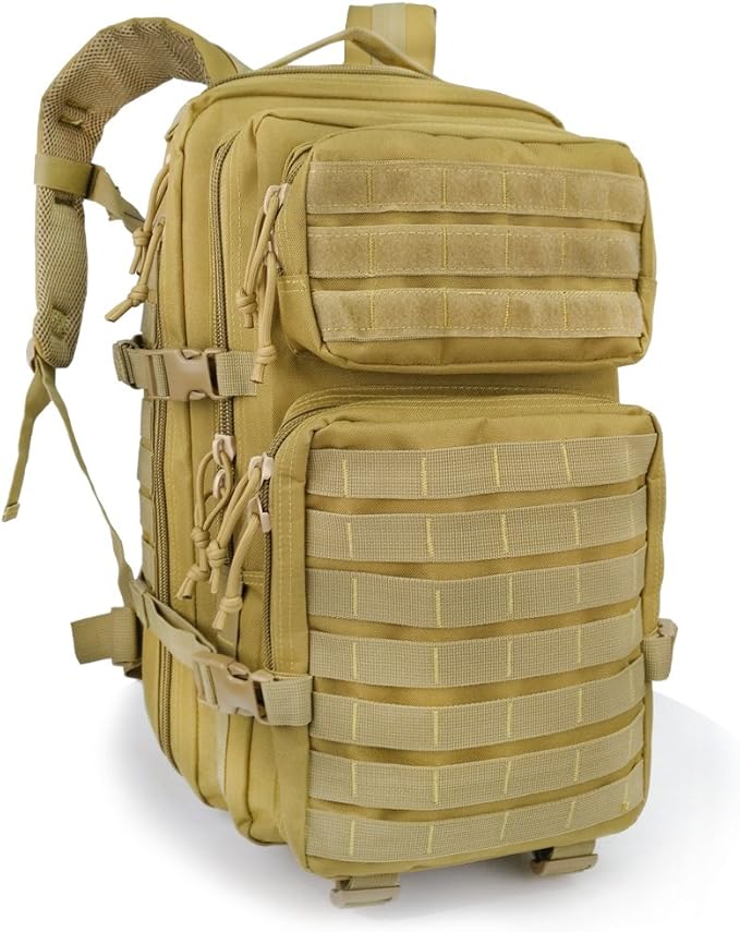 Tactical Backpack Waterproof Army Molle Assault Pack Bug Out Survival Bag Backpack