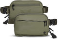 Vertx Everyday Tactical Fanny Pack + - 100% Nylon Fanny Pack for Men and Women with CCW-Ready Design and Rapid Access Tab - Ranger Green - 2L