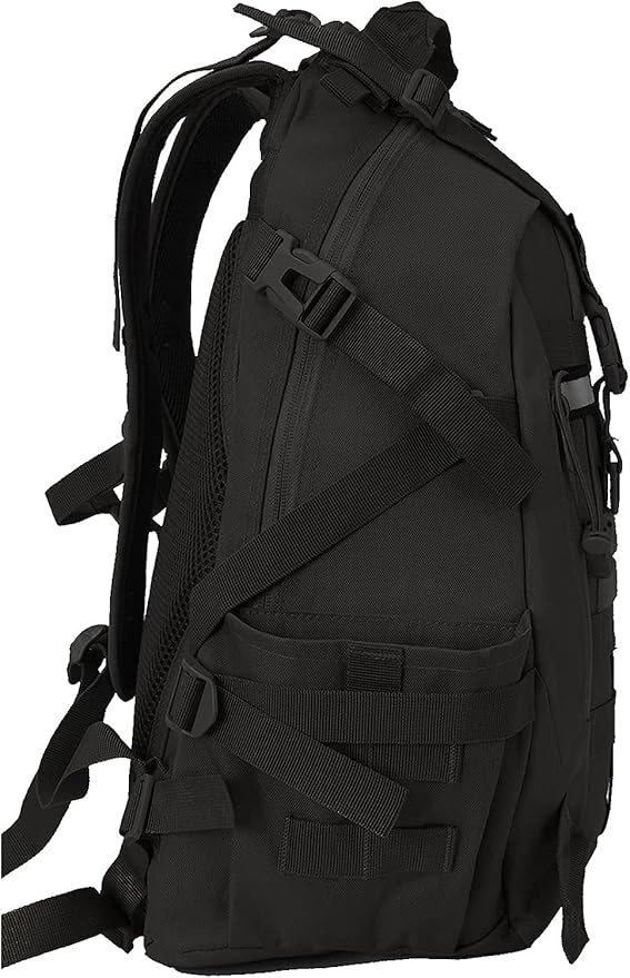 QT&ampQY 35L Military Tactical Backpack Large Army Rucksack Molle Bug Out Bag Assault Pack Outdoor Camping Hunting Laptop Daypack