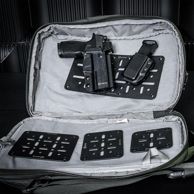 GRITR Kydex Hook &amp Loop Panel Insert/Adhesive Loop Sheets – Tactical &amp Military Gear Organizers for Holsters Mag Carriers Knife Sheaths Flashlights and More