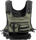 Heavy Duty Adventure Chest Pack Vest for Outdoor Travel Backpacking Training Essential Multi Compartment Running Pack