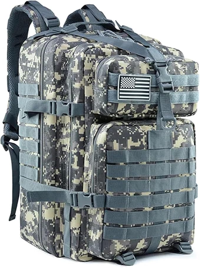 50L Man Tactical Backpacks Outdoor Traveling Bags Trekking Hunting Bag Travel Backpack Camping Equipment Back Pack(ACU)
