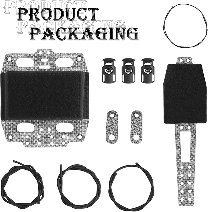 Tactical Helmet NVG Battery Pouch T-Shaped Battery Storage Holder Pack with Hook and Loop Counterweight Bag