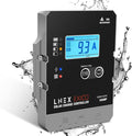 LNEX Solar Charge Controller Waterproof 10A Super Thin Panel Battery Intelligent Regulator With LCD Display 12V/24V PWM Controller for LiFePO4 AGM Gel Flooded and Lithium Battery