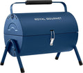 Royal Gourmet CC1015B Portable Charcoal Grill 147 Sq. In. Cooking Area with Four Air Vents Lid Latch Buckle Lid Handle for Outdoor Backyard Patio Parties and Picnics Blue