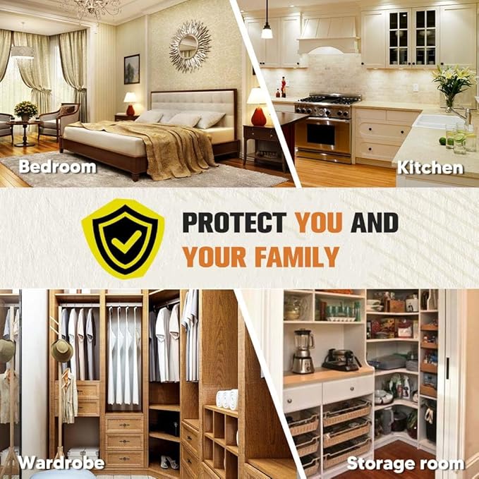 Pest Control Mouse Repellent Indoor Rodent Repellent Indoor/Outdoor Mice Repellent Indoors Natural Rat Repellent for House Keep Mice Roach Ant and Spider Away from Home Mouse Deterrents- 8P