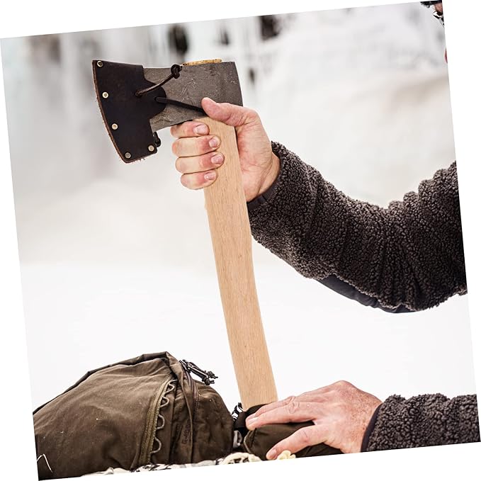 Abaodam Wooden Axe Handle Replacement Hatchet Handle for Carpenter Axe Comfortable Install