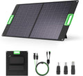 100W Portable Solar Panel for Power Station 23.5% High Efficiency ETFE Foldable Solar Charger with Kickstands 18V IP65 Waterproof Solar Panel Kit for Outdoor Camping RV Trip Off-Grid Living