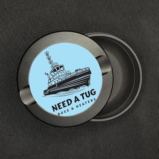 Buzz &amp Heaters Metal Container for Zyn | Metal Holder for Zyn |Metal Can for Zyn | Metal Cases for Zyn Holder | Metal Pouch Cans for Zyn | Offshore Need A Tug