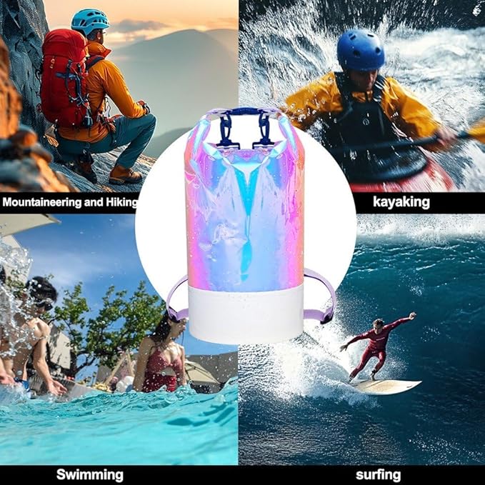 20l Swimming Beach Bag PVC Waterproof Outdoor Sports Drifting Rafting Surfing Boating Backpack Portable Rowing Sailing Bags