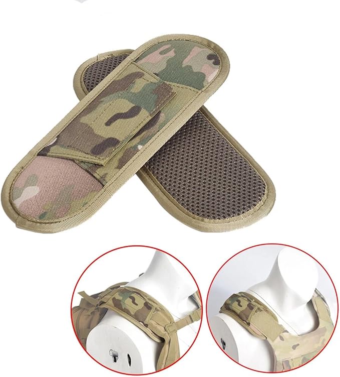 Tactical Shoulder Strap Cushion Pads Vest Backpack Bag Strap Pad Damping Protect Multi-Purpose Shoulder Pads