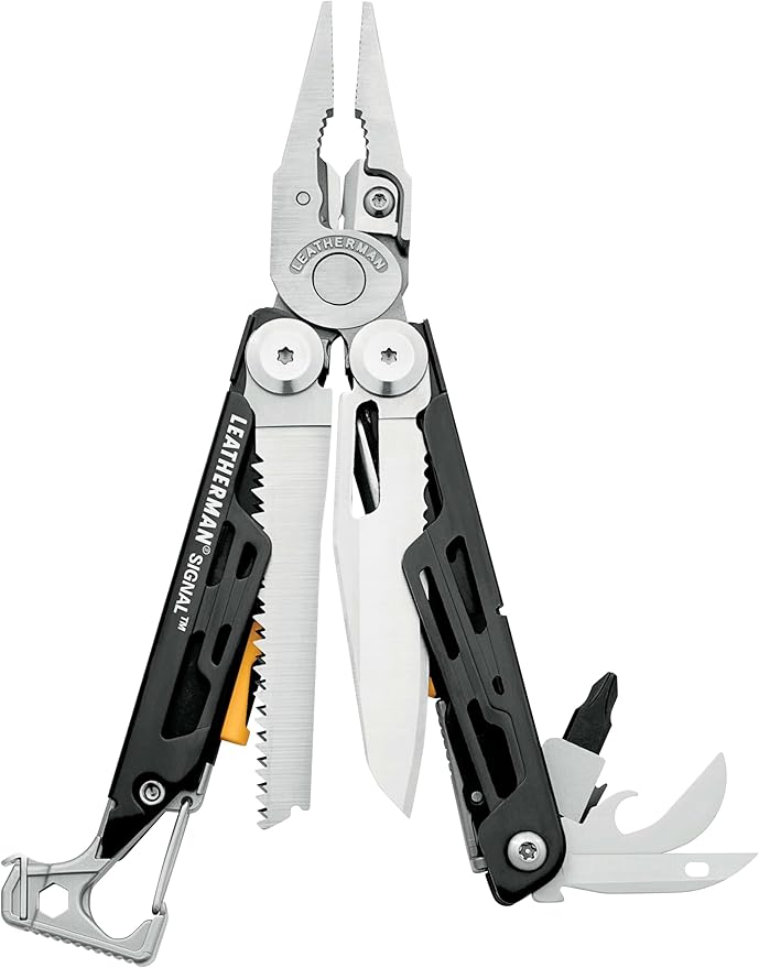 LEATHERMAN Signal 19-in-1 Multi-tool for Outdoors Camping Hiking Fishing Survival Durable &amp Lightweight EDC Made in the USA Stainless Steel