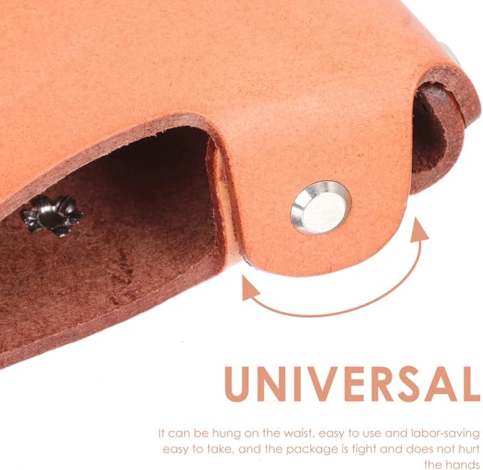 3pcs Portable Axe Leather Cover for Hatchet Sleeve for Outdoor Safety Camping and Hiking Premium Quality Design to Prevent Accidental Cuts and