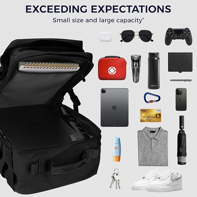 9L Tactical Mini Backpack + Magnetic Bottle Pouch Bundle — EDC Compact Set