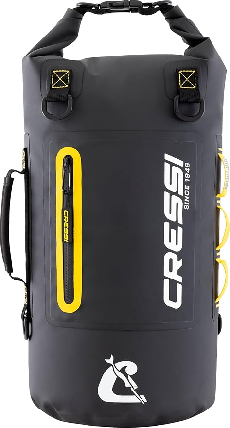 Cressi Ocelot Dry Bag – Water-Resistant Gear Protection with Carry Straps for Swim and Outdoor Activities - Designed in Italy