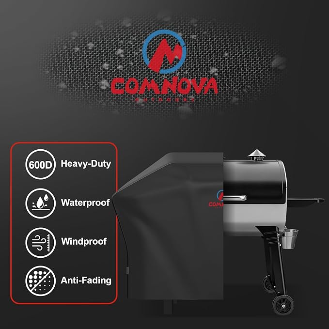 Comnova Pellet Grill Cover for Camp Chef 36 Series - 600D Premium Smoker Cover Waterproof &amp Heavy Duty for Camp Chef Woodwind 36 Woodwind Pro 36 PG36 SmokePro LUX 36 SmokePro SGX 36 and More