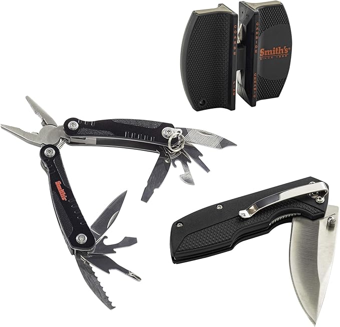 SMITH’S 3-Piece Folding Knife Combo Kit