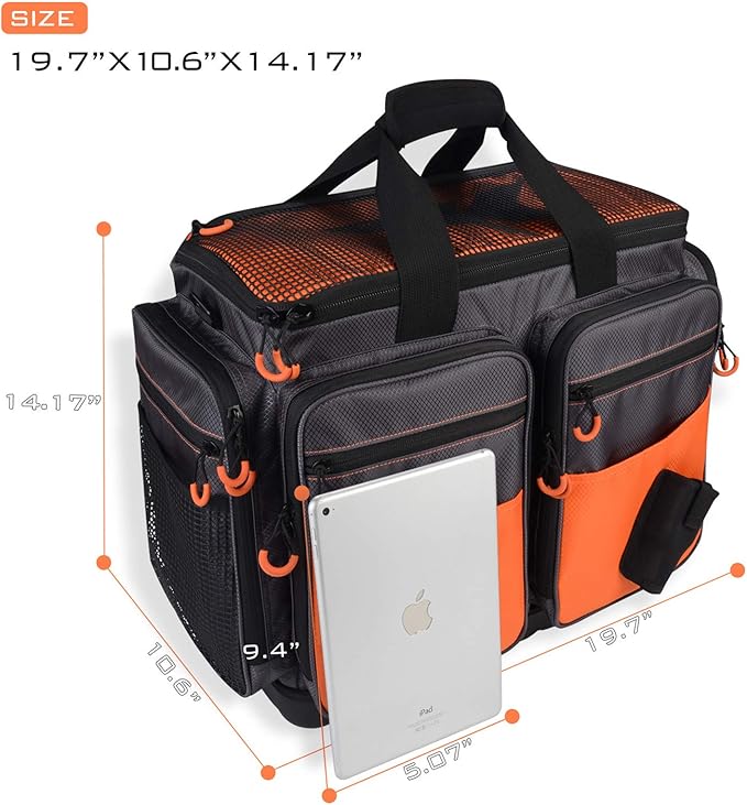 KastKing Fishing Gear &amp Tackle Bags - Saltwater Resistant Fishing Bags - Fishing Tackle Storage Bags
