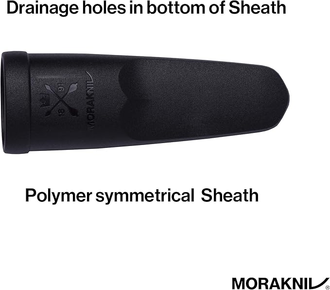 Morakniv Eldris Fixed-Blade Pocket-Sized Knife with Sandvik Stainless Steel Blade and Plastic Sheath 2.2-Inch.