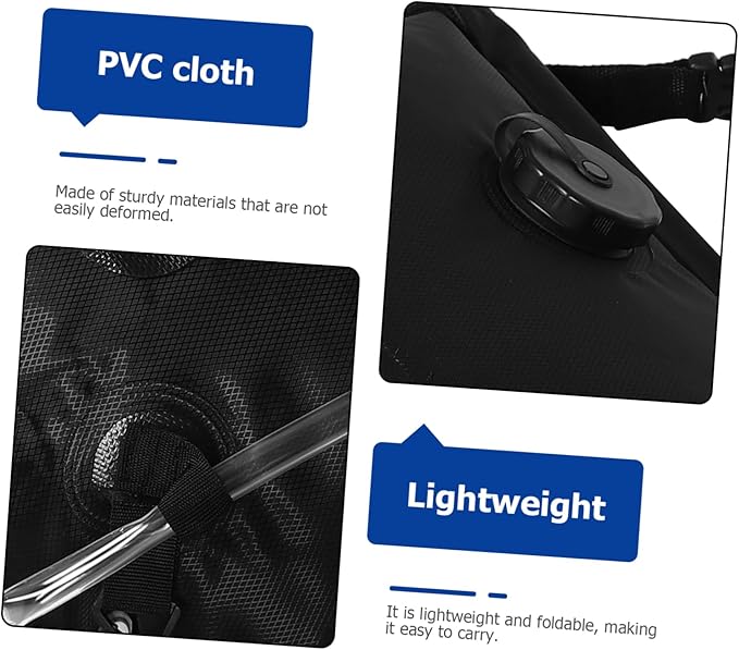 LIOOBO Portable Solar Shower Bag 20l Camping Shower Removable Hose On/Off for Outdoor Activities Beach Hiking