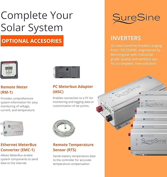Morningstar SunKeeper 12A PWM Solar Charge Controller (SK-12) - Intelligent Solar Panel Regulator Supports 12V Batteries IP65 Outdoor Panel Control HAZLOC Rated 5 Year Warranty - Designed in USA