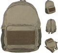 Tactical Backpack Nylon Large Capacity Collapsible Portable Daypack with MOLLE System - Hiking Camping Travel(Green)