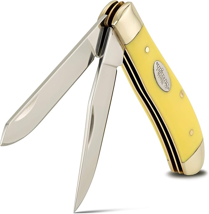 Shields of Strength Stainless Steel Double Blade Pocket Knife-Phil. 4:13