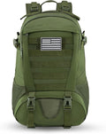 Jueachy Tactical Backpack for Men Hiking Day Pack Molle Military Rucksack Waterproof 30L EDC Bag with USA Flag Patch