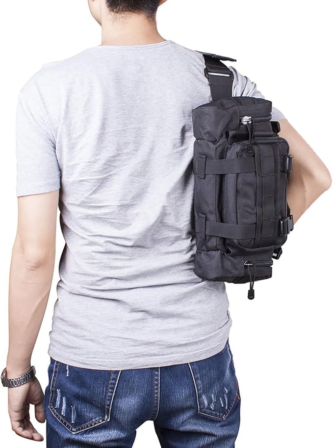 G4Free Fanny Deployment Tactical Waist Pack - Small Sling Pack Hand Carry Handlebar Bag