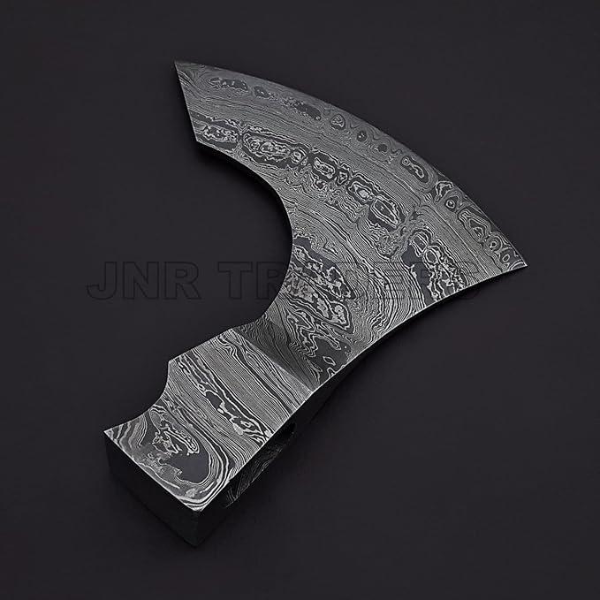 Axe Head Handmade Damascus Viking Hatchet Axe Bearded Camping Wood Cutting Chopping Splitting Axe Medieval Battle Axe Head Ax-2039