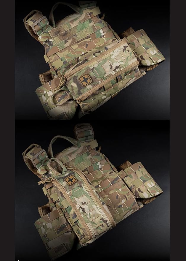 Tactical Quick Release Molle Medical First Aid Pack Storage Pocket Survival EMT IFAK Rip-Away Trauma Bag
