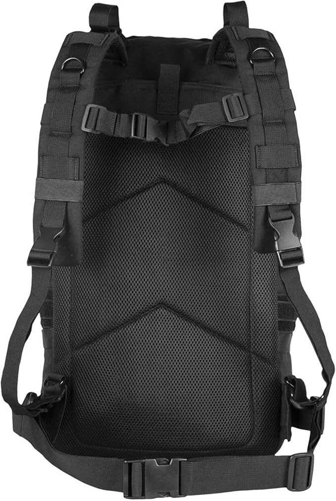 FOX OUTDOOR PRODUCTS Stryker Transport Pack | 48L MOLLE Tactical Backpack w/Organizer Pockets Gear Straps Black 12 x 10 x 22