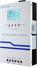 MPPT Solar Charge Controller 60 amp 12V 24V 36V 48V Auto 60A Solar Panel Charge Regulator Max 160V Input with LCD Display for Lead-Acid Sealed Gel AGM Flooded Lithium Battery…