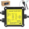 AC120V 15Amp Automatic Transfer Switch ATS Auto Transfer Switch with Core Wires and NEMA 5-15P