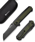 SENCUT Draxor Folding Pocket Knife for EDC Camping Knife with 3.7'' 9Cr18MoV Blade &amp G10 Handle Gift for Men Women (Green)