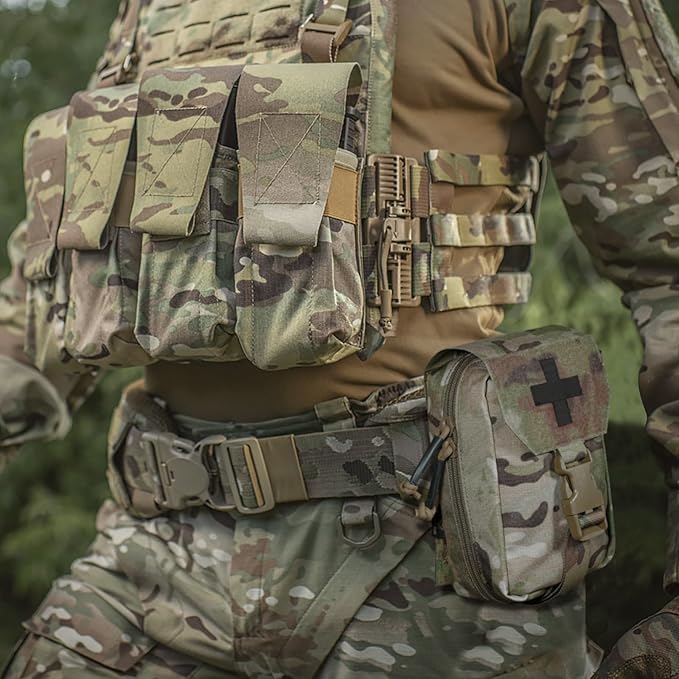 PETAC GEAR Tactical Rip Away Medical IFAK Pouch Tear Off First Aid EDC Pouches Molle &amp Belt Outdoor Emergency Survival Bag