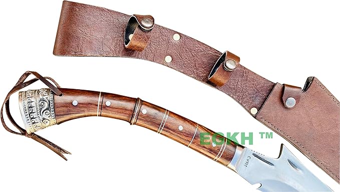 Handmade Forged Viking Axe with Etching on the Handle with Leather Case Custom Rose Wood Handle Carbon Steel - Veteran Camping Hatchet