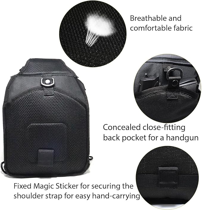 Tactical Sling Bag Backpack for Men Molle Shoulder Bag Pack Daypack Backpack for Hunting Hiking Traveling Camping