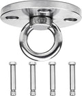 Heavy Duty Swing Hanger Hooks Stainless Steel Swing Set Accessories 360° Swivel Wall Ceiling Mount Bracket with Screw Bearable 500kg for Yoga Hammock Chair Sandbag Swing Sets