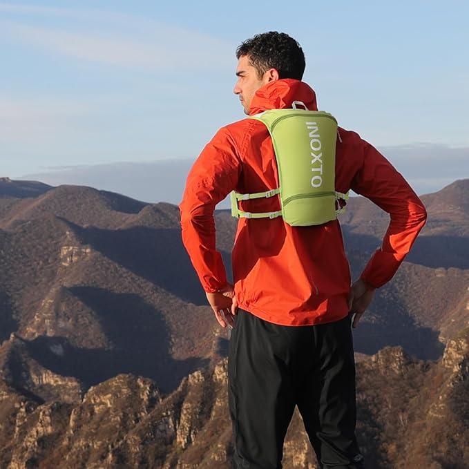 INOXTO Running Hydration Vest BackpackLightweight Insulated Pack with 1.5L Water Bladder Bag Daypack for Hiking Trail Running Cycling Race Marathon for Women Men