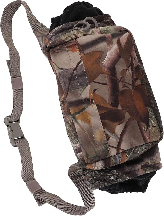 Warm Hand Muff Waist Bag Hand Warmer Pouch Camping Warm Gloves Belt Bag for Outdoor Activities with Camping Fishing Gloves Holder
