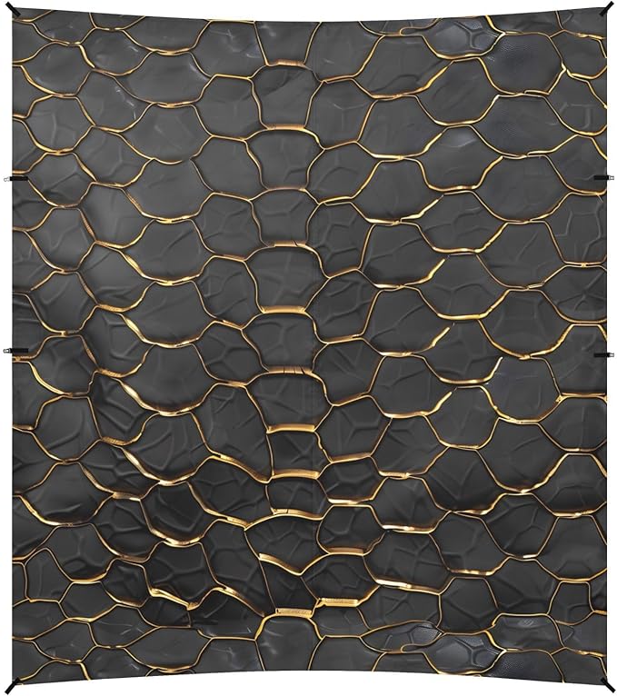 ALAZA Balck Snake Skin Print Beach Tent Sun Shelter UPF50+ Protection Beach Shade Canopy w/ 4 Sandbags for Outdoor Camping Fishing Backyard Fun Picnic 10x9 ft