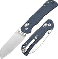 CJRB Lyrid Pocket Knife 3.15'' AR-RPM9 Steel Blade with G10 Handle Crossbar Lock Sharp EDC Knife for Men Women Camping Survival Hiking(J1953 Gray)