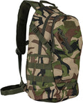 FOX OUTDOOR PRODUCTS Scout MOLLE Day Pack | Compact 20L Tactical Backpack with Hydration Sleeve for EDC Hiking &amp Outdoor Use Woodland Camo